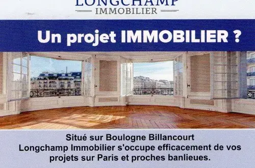 Agence immobilière  Longchamp Immobilier  Boulogne Billancourt